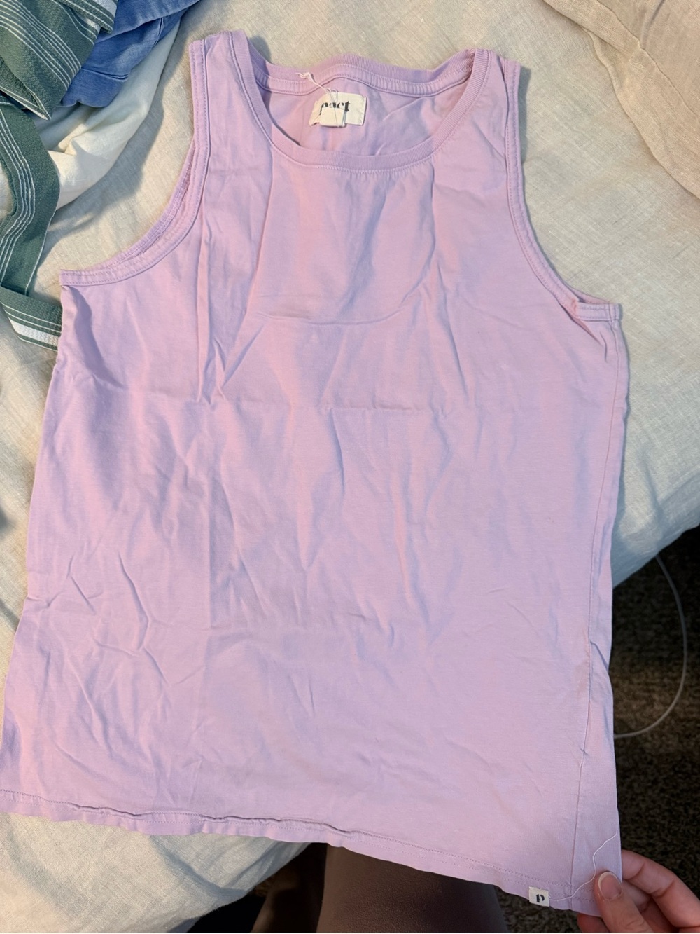 100% Organic Cotton Tank - Lilac